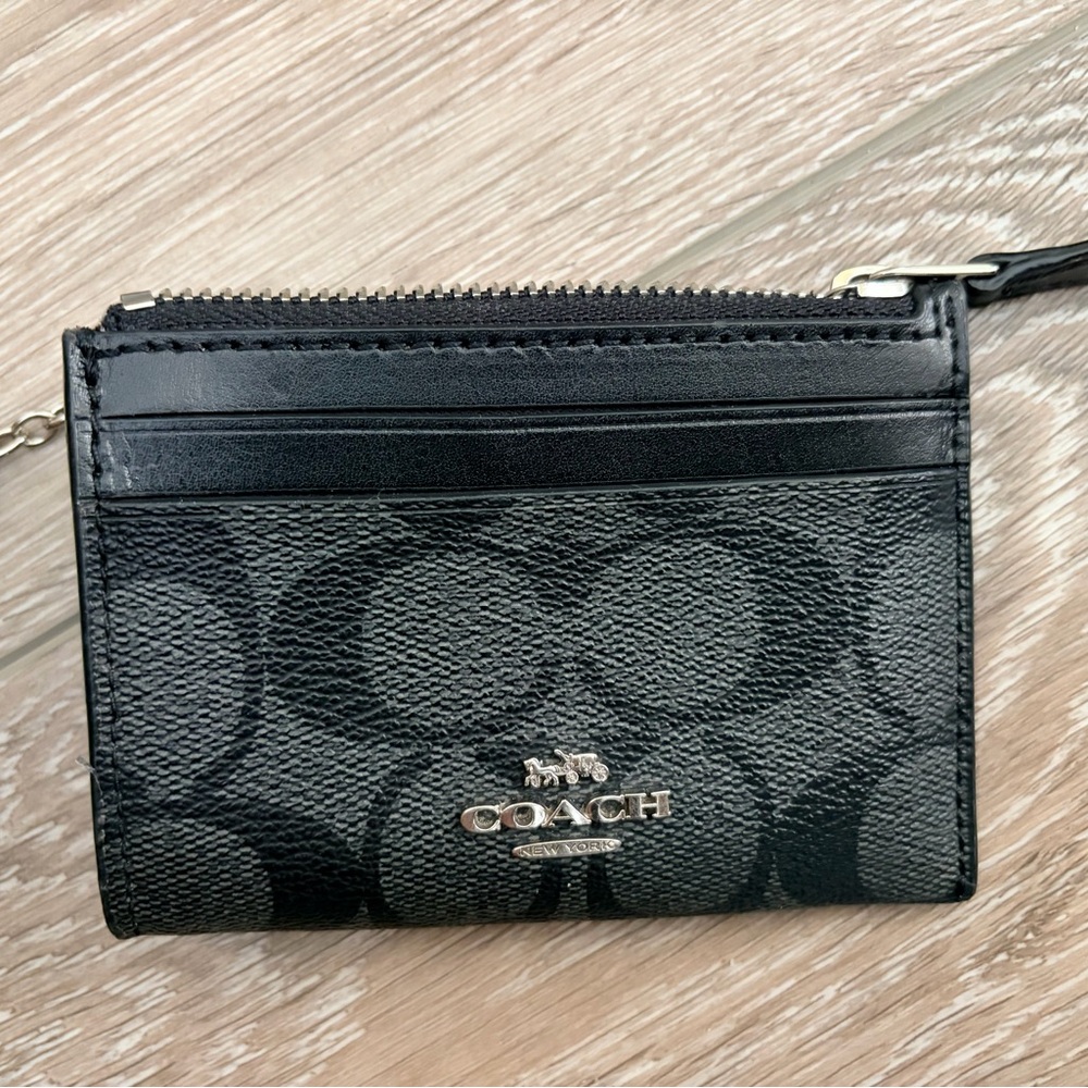 COACH ID Coin Purse and Card Holder with Keychain